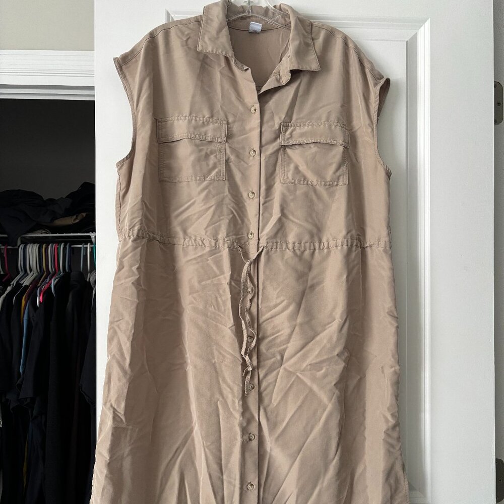 Camel Shirt Dress